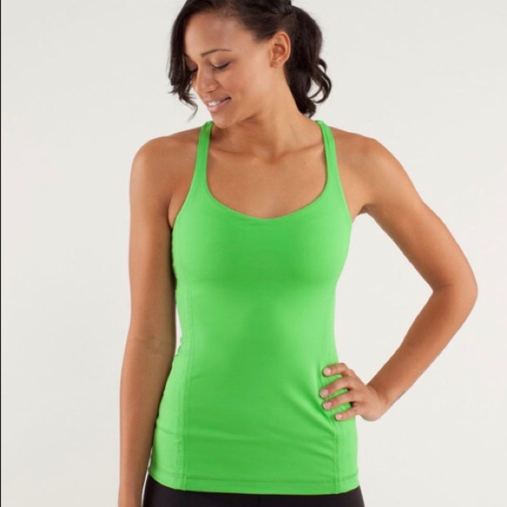 Lululemon Free to be tank Size 8 in Frond Green